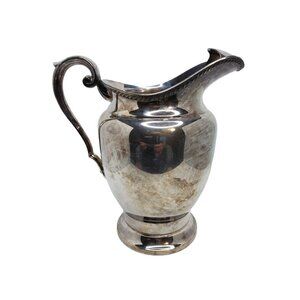 vintage 1950s english sheffield silver electroplate on copper pitcher